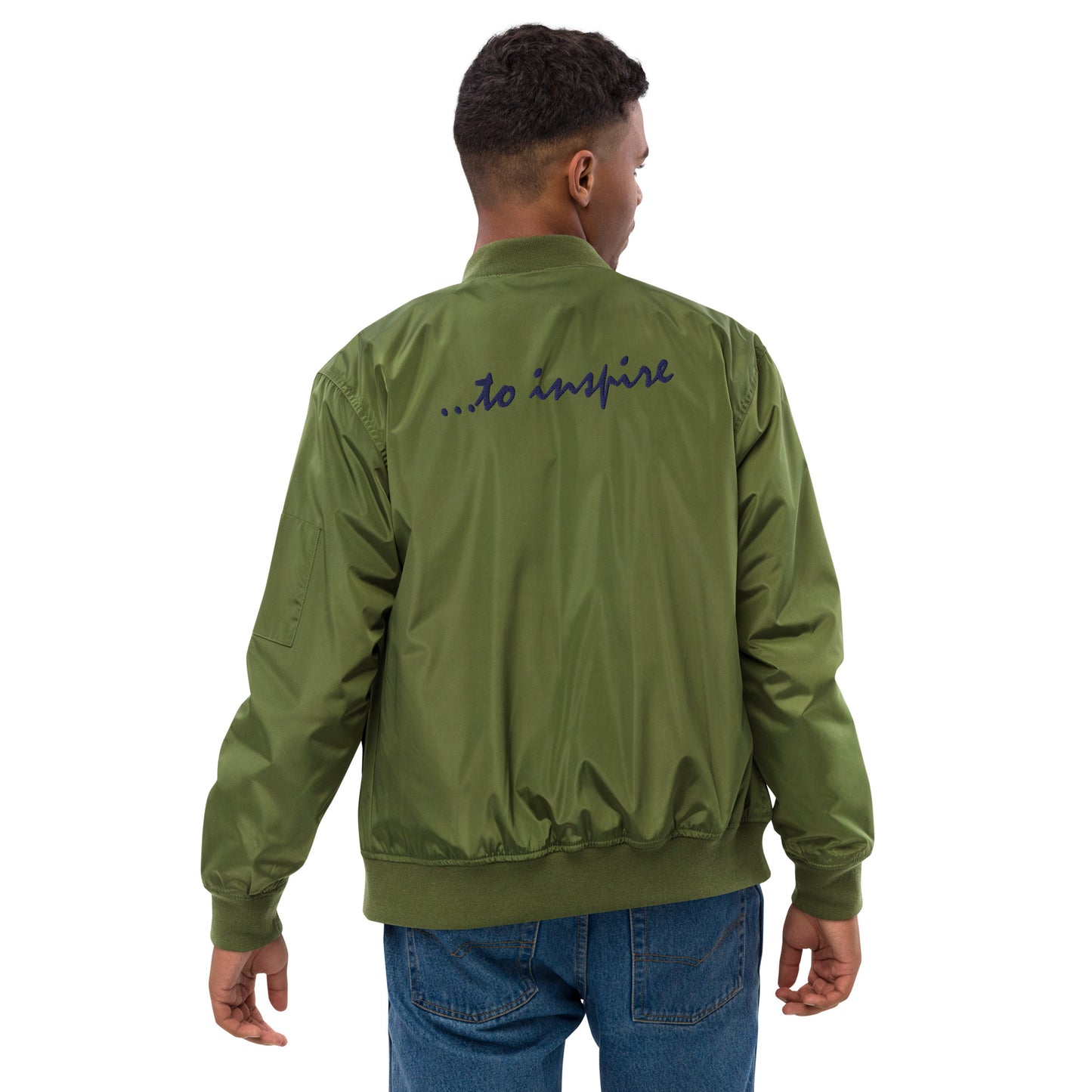 Premium recycled bomber jacket